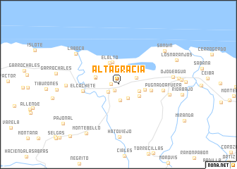 map of Altagracia