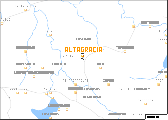 map of Altagracia