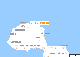 map of Altagracia