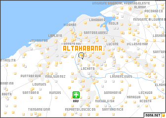 map of Alta Habana