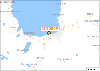 map of Al Tahoe