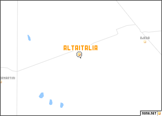 map of Alta Italia