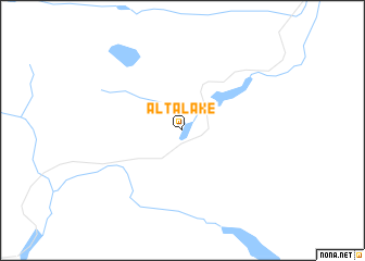 map of Alta Lake