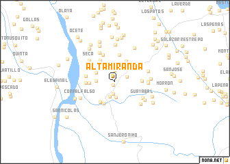 map of Alta Miranda