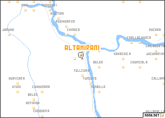 map of Altamirani