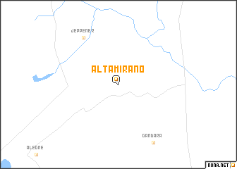 map of Altamirano