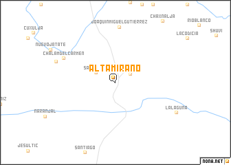 map of Altamirano