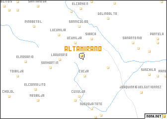 map of Altamirano