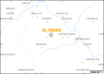 map of Altamira