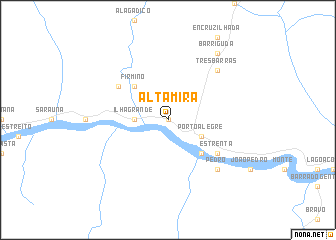 map of Altamira