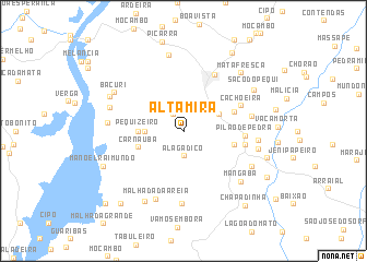 map of Altamira