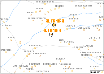 map of Altamira