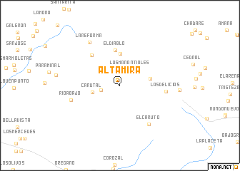 map of Altamira