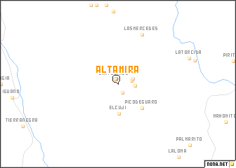 map of Altamira