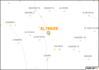 map of Altamira