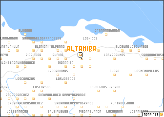 map of Altamira