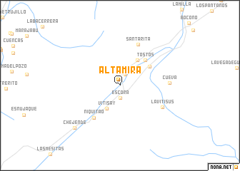map of Altamira