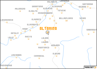 map of Altamira