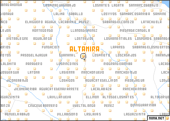 map of Altamira