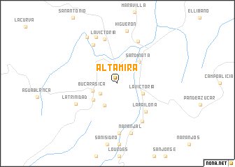 map of Altamira