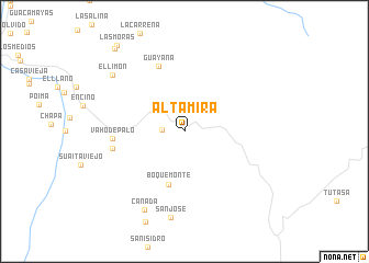 map of Altamira