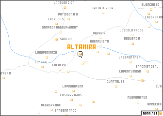 map of Altamira