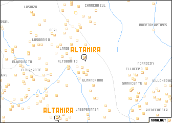 map of Altamira