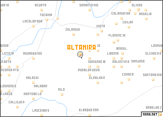 map of Altamira