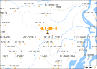 map of Altamira