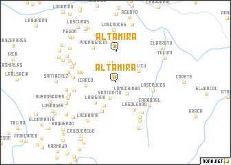 map of Altamira