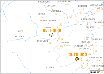 map of Altamira