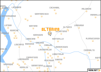 map of Altamira