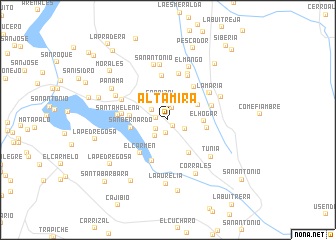 map of Altamira