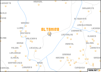 map of Altamira