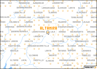 map of Altamira