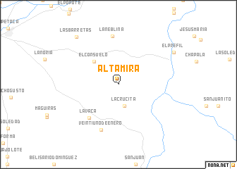 map of Altamira