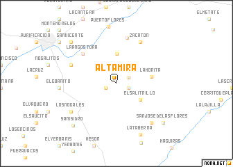 map of Altamira
