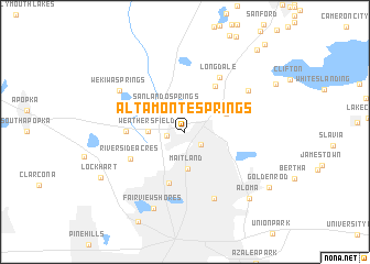 map of Altamonte Springs