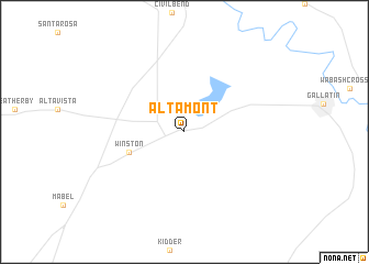 map of Altamont