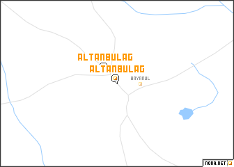 Altan bulag (china) map nona.net Altan net