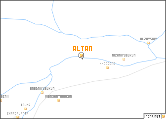 Altan (russia) map nona.net Altan net