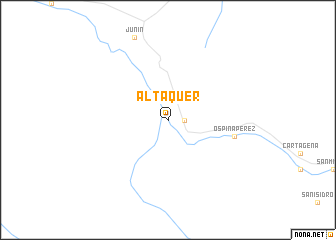 map of Altaquér