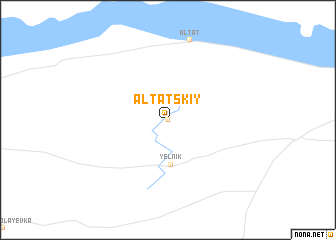 map of Altatskiy