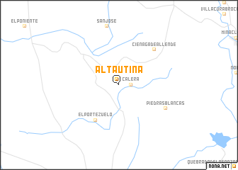 map of Altautina