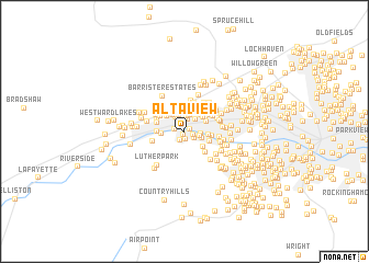 map of Alta View