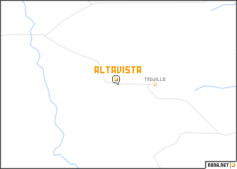 map of Alta Vista