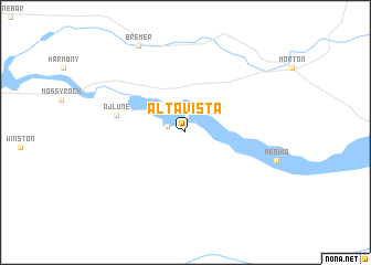 map of Alta Vista