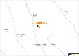 map of Alta Vista