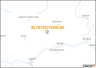 map of Altayskiy Kamlak