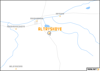 map of Altayskoye